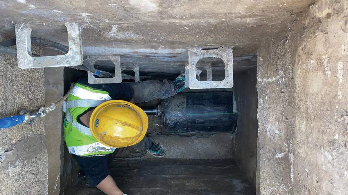 黄岩HDPE短管内衬法